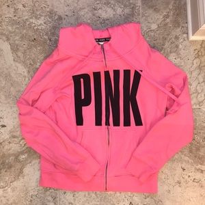 Pink hoodie